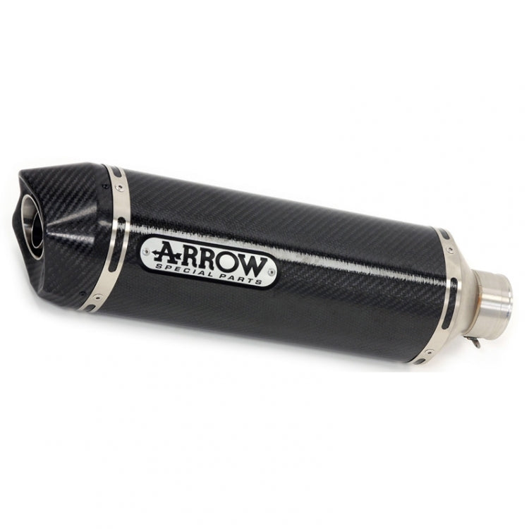 Arrow 71898MK Race-Tech Carbon Slip-On Muffler w/Carbon End Cap for Kawasaki ZX-6R 636 19-20