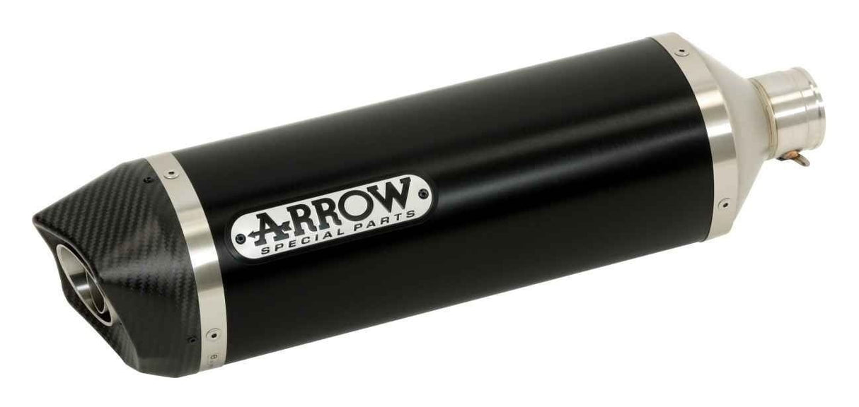 Arrow 71903AKN Race-Tech Dark Aluminium Slip-On Muffler w/Carbon End Cap for BMW S 1000 RR 19-24