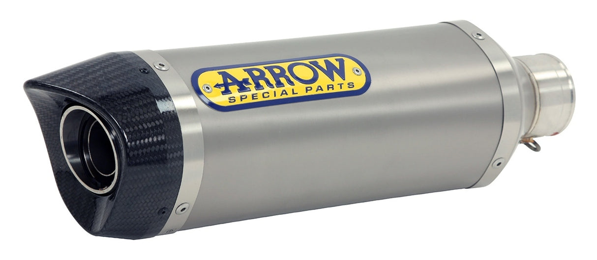 Arrow 71907AK Thunder Aluminium Slip-On Muffler w/Carbon End Cap for Aprilia Dorsoduro 900 17-19