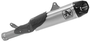 Arrow 71921PK Works Titanium Slip-On Muffler w/Carbon End Cap for Honda CBR 1000 RR-R 20-23