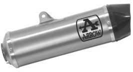 Arrow 71924AK Indy-Race Aluminium Slip-On Muffler w/Carbon End Cap for Ducati Diavel 1260 S 19-20