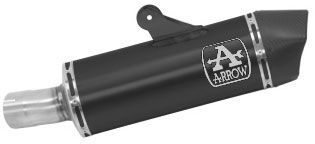 Arrow 71925AKN Maxi Race-Tech Dark Aluminium Muffler w/Carbon End Cap for BMW R 1250 R/R 1250 RS 19-20