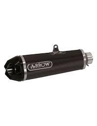 Arrow 71935PKN Works Dark Nichrom Slip-On Muffler w/Carbon End Cap for Yamaha Tracer 9/Tracer 9 GT 21-24