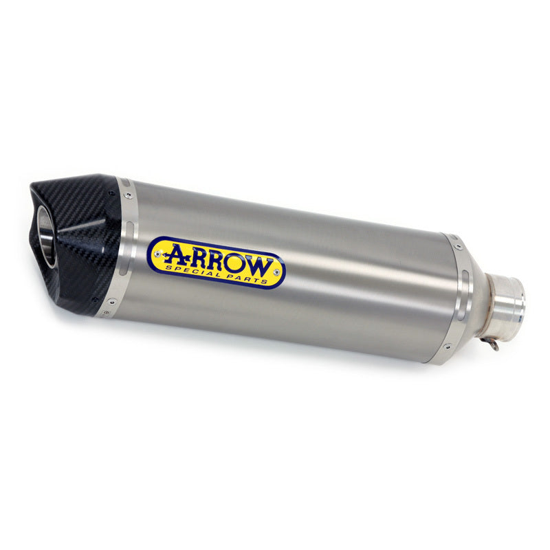 Arrow 72622PK Race-Tech Titanium Slip-On Muffler w/Carbon End Cap for Suzuki V-Strom 650 17-20