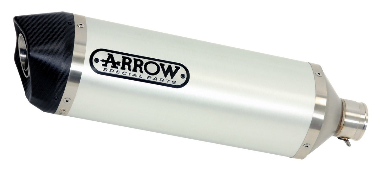 Arrow 72626AK Indy Race Aluminium Slip-On Muffler w/Carbon End Cap for Yamaha Tenere 700 19-20