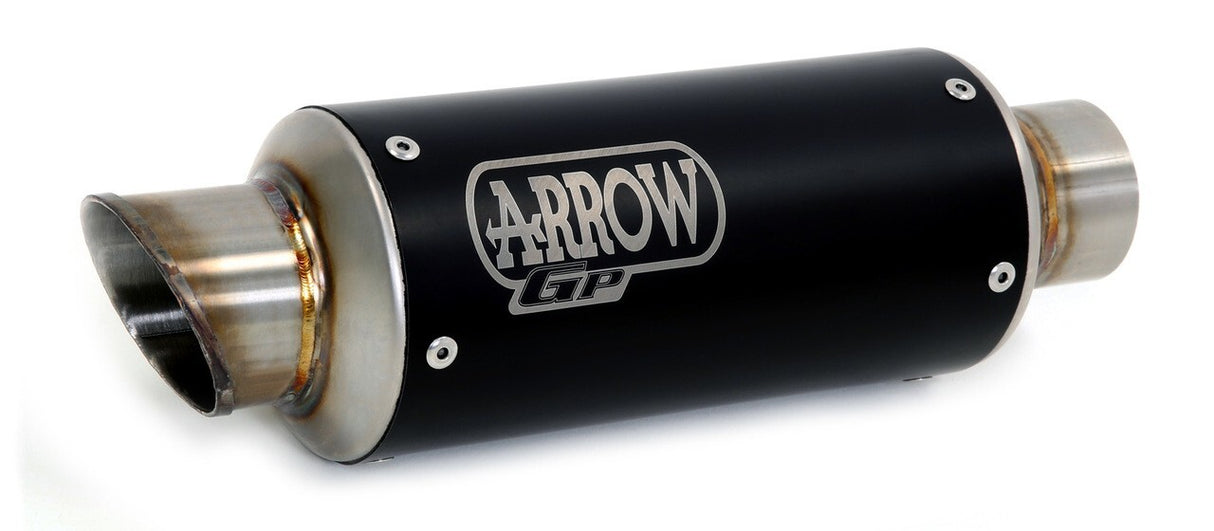 Arrow 72627GPI GP2 Dark Nichrom Slip-On Muffler w/Steel End Cap for KTM 390 Adventure 20-23