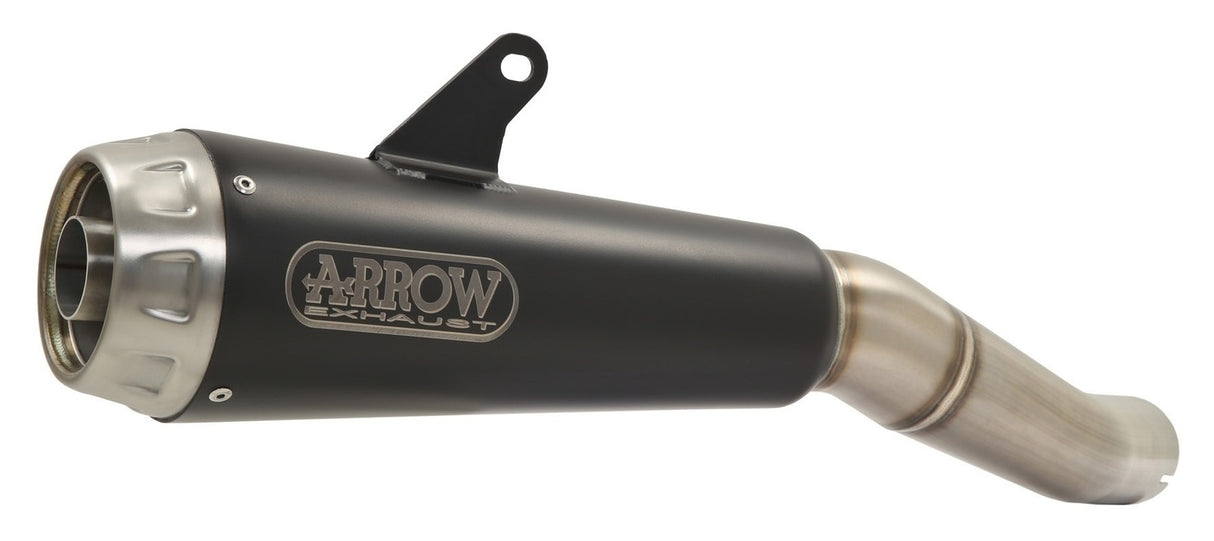 Arrow 72631PRN Pro-Race Dark Nichrom Slip-On Muffler w/Steel End Cap for Husqvarna Svartpilen/Vitpilen 401 20-23