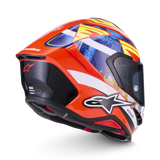 Alpinestars S-R7 Taiyo Furusato Limited Edition Red/White/Blue/Fluro Yellow Helmet