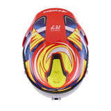 Alpinestars S-R7 Taiyo Furusato Limited Edition Red/White/Blue/Fluro Yellow Helmet