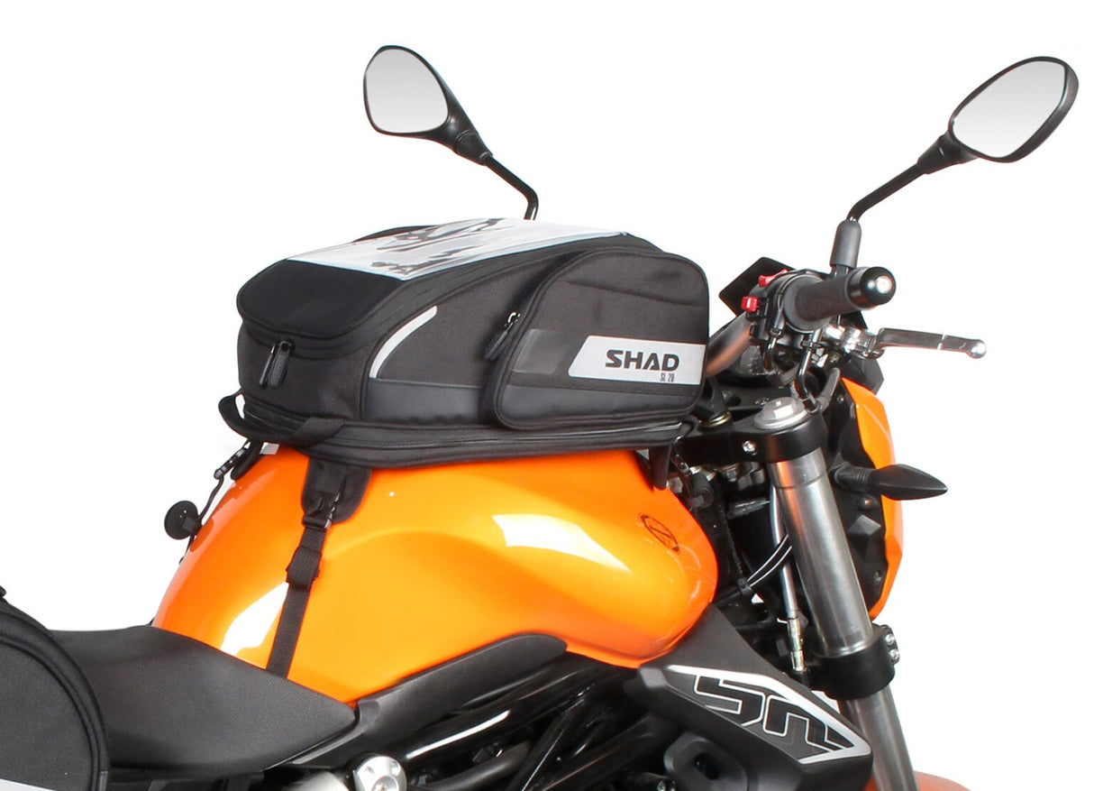 Shad SL20F 16-20L Expandable Tank Bag w/Straps Fastener