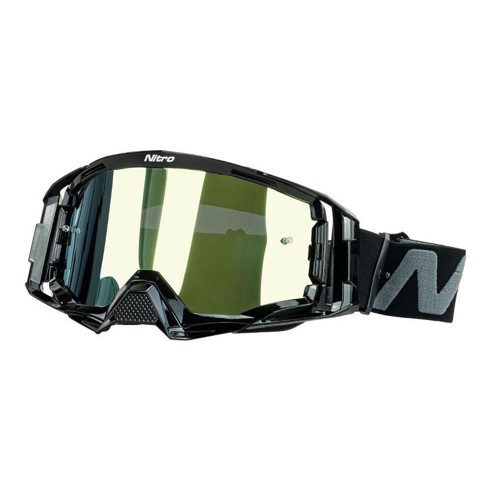 Nitro NV-150 MX Goggle Black w/Gold Lens