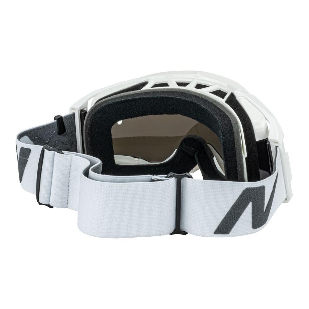 Nitro NV-150 MX Goggle White w/Blue Lens