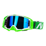 Nitro NV-150 MX Goggle White/Green w/Green Lens