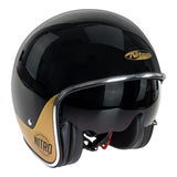 Nitro X582 Tribute Black/Gold Helmet - EasyR