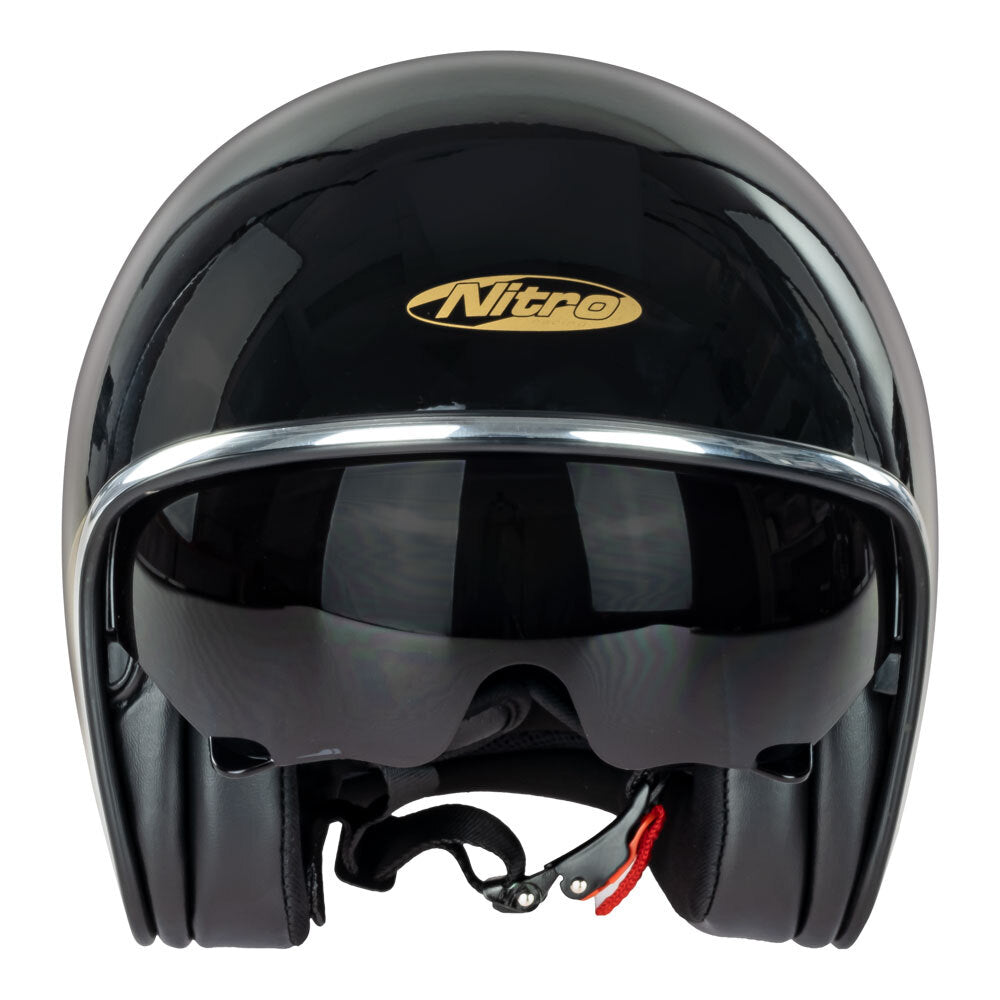 Nitro X582 Tribute Black/Gold Helmet - EasyR