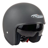 Nitro X606V Satin Black Helmet