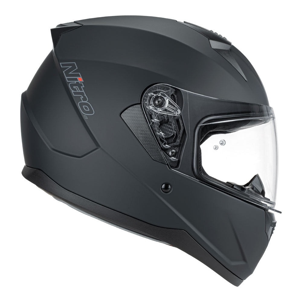 Nitro N670 Satin Black Helmet