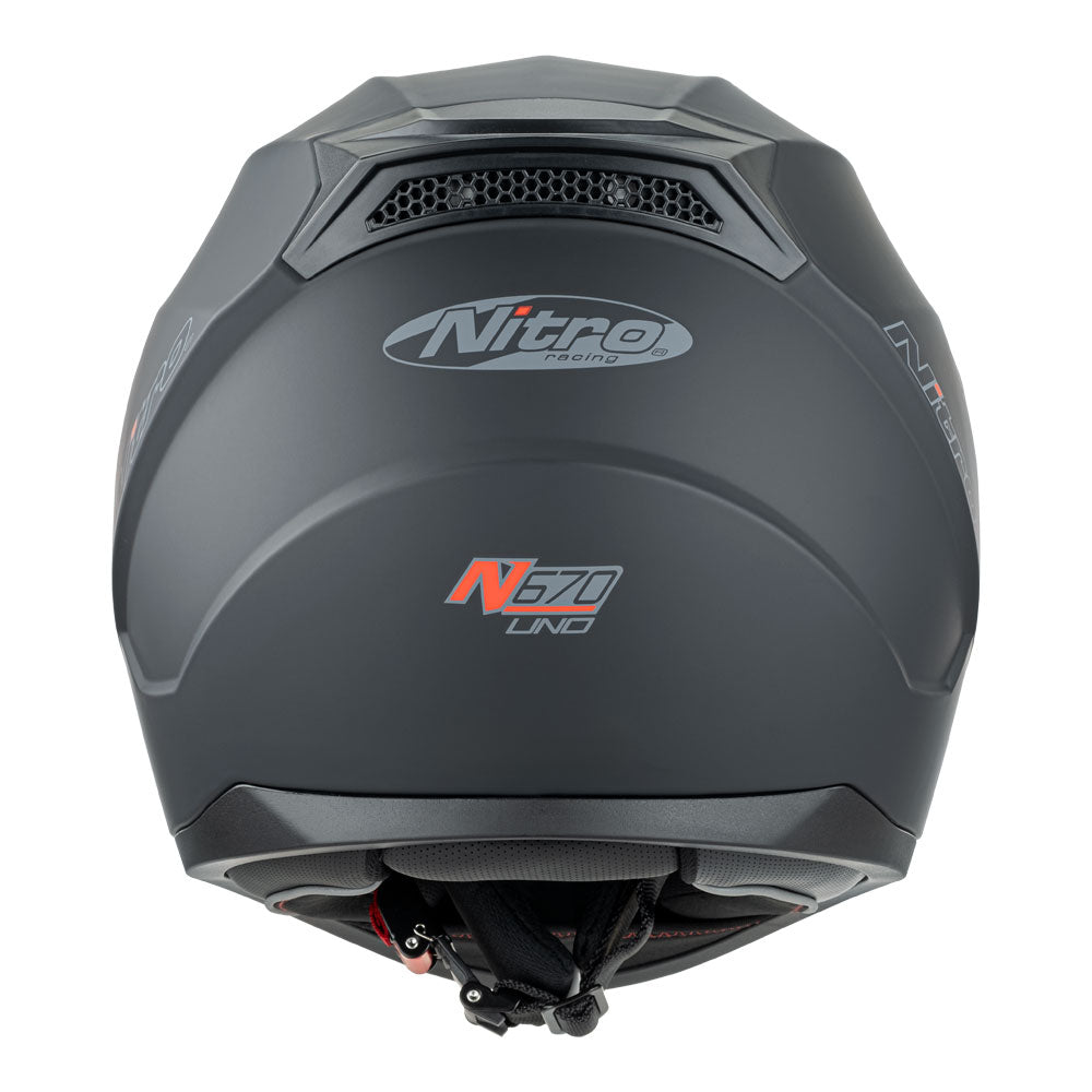 Nitro N670 Satin Black Helmet