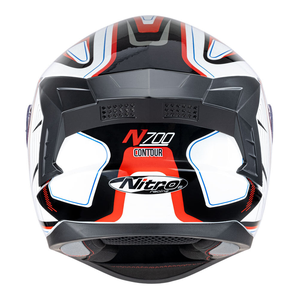 Nitro N700 Red/White Helmet