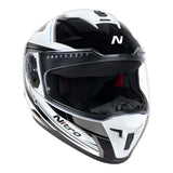 Nitro N700 Black/White/Gunmetal Helmet