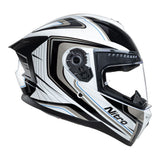 Nitro N700 Black/White/Gunmetal Helmet