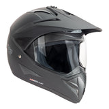 Nitro MX730 Satin Black Adventure Helmet - EasyR