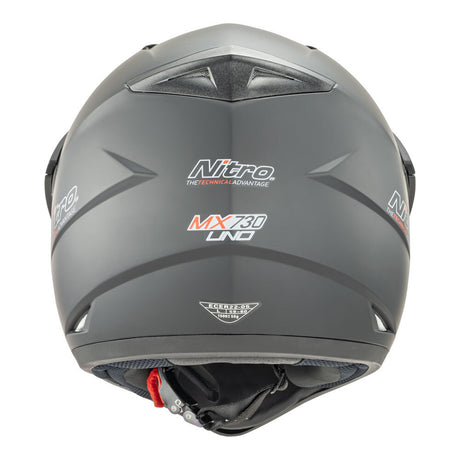 Nitro MX730 Satin Black Adventure Helmet - EasyR