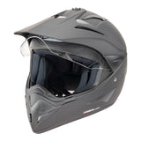 Nitro MX730 Satin Black Adventure Helmet - EasyR