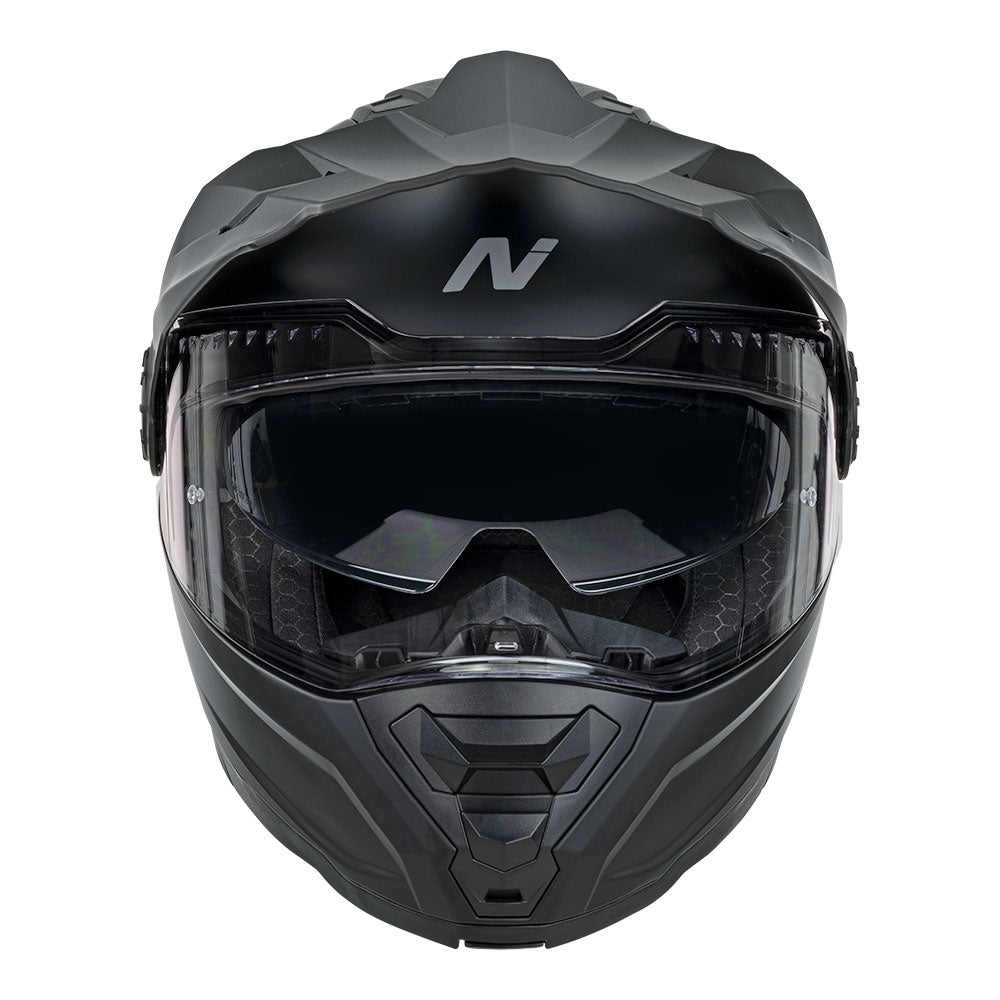 Nitro FA1650 DVS Satin Black Adventure Modular Helmet