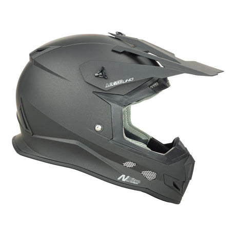 Nitro MX700 Satin Black Helmet - EasyR