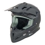 Nitro MX700 Satin Black Helmet - EasyR