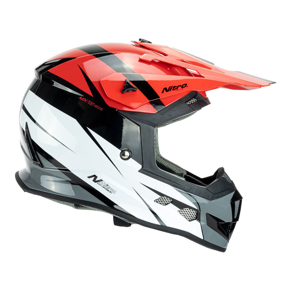 Nitro MX700 Recoil Red/Black/White Helmet