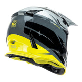 Nitro MX700 Recoil Gunmetal/Black/Silver/Fluro Yellow Helmet - EasyR