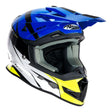 Nitro MX700 Recoil Black/Blue/White/Fluro Yellow Helmet - EasyR