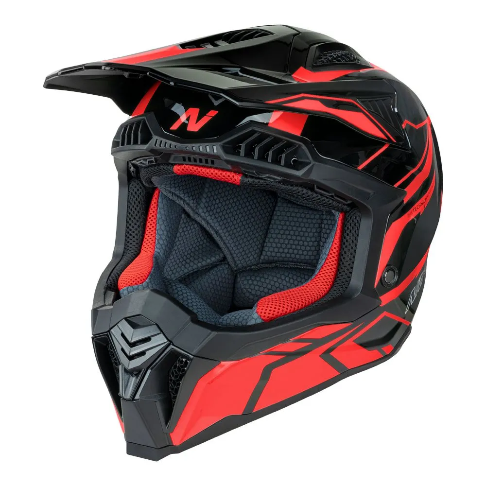 Nitro MX710 Shard II Red/Black Helmet