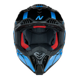 Nitro MX710 Shard II Blue/Black Helmet