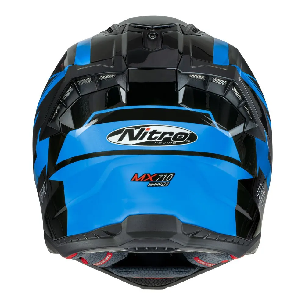 Nitro MX710 Shard II Blue/Black Helmet