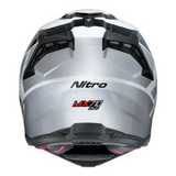 Nitro MX710 Onyx White/Grey Helmet