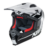 Nitro MX710 Onyx White/Grey Helmet