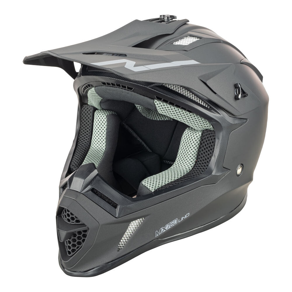 Nitro MX760 Satin Black Helmet – EasyR