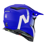 Nitro MX760 Satin Blue/White Helmet - EasyR