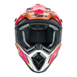 Nitro MX760 Pink/White/Gold Helmet - EasyR