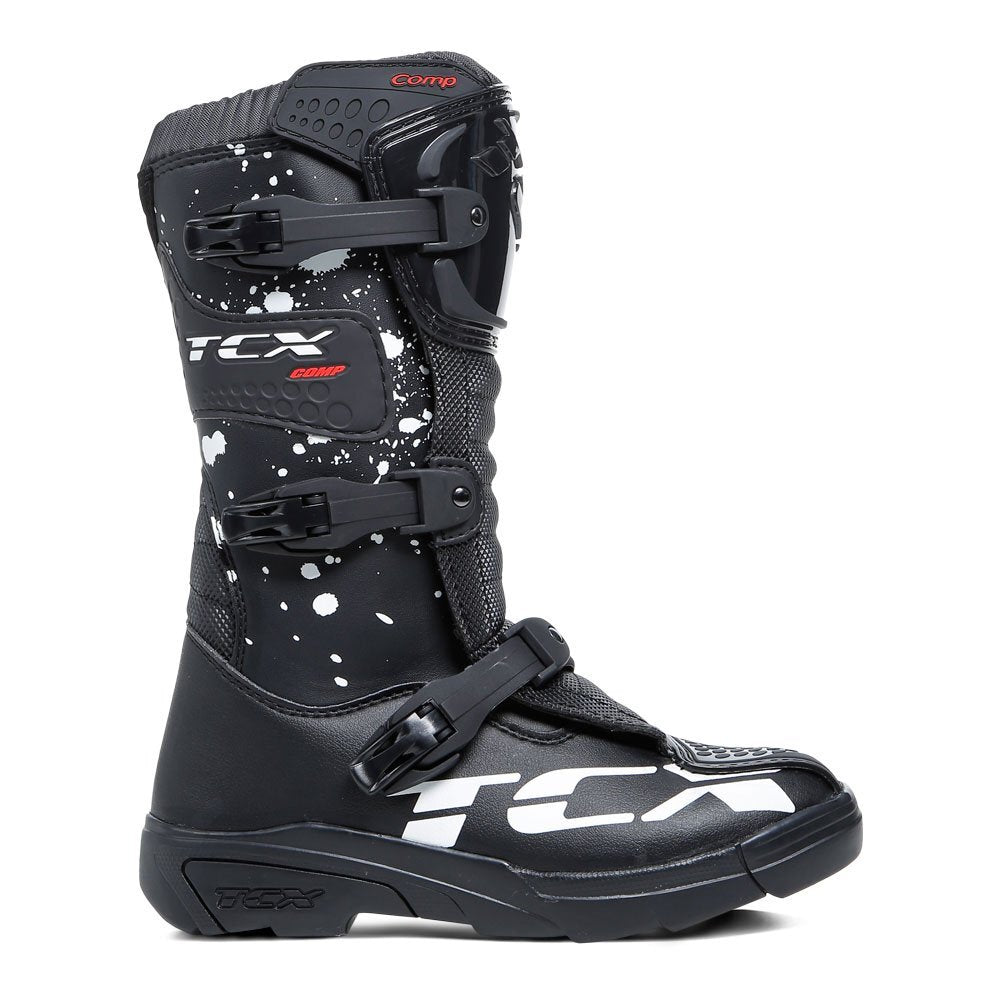 TCX Comp Black/White Kid Boots