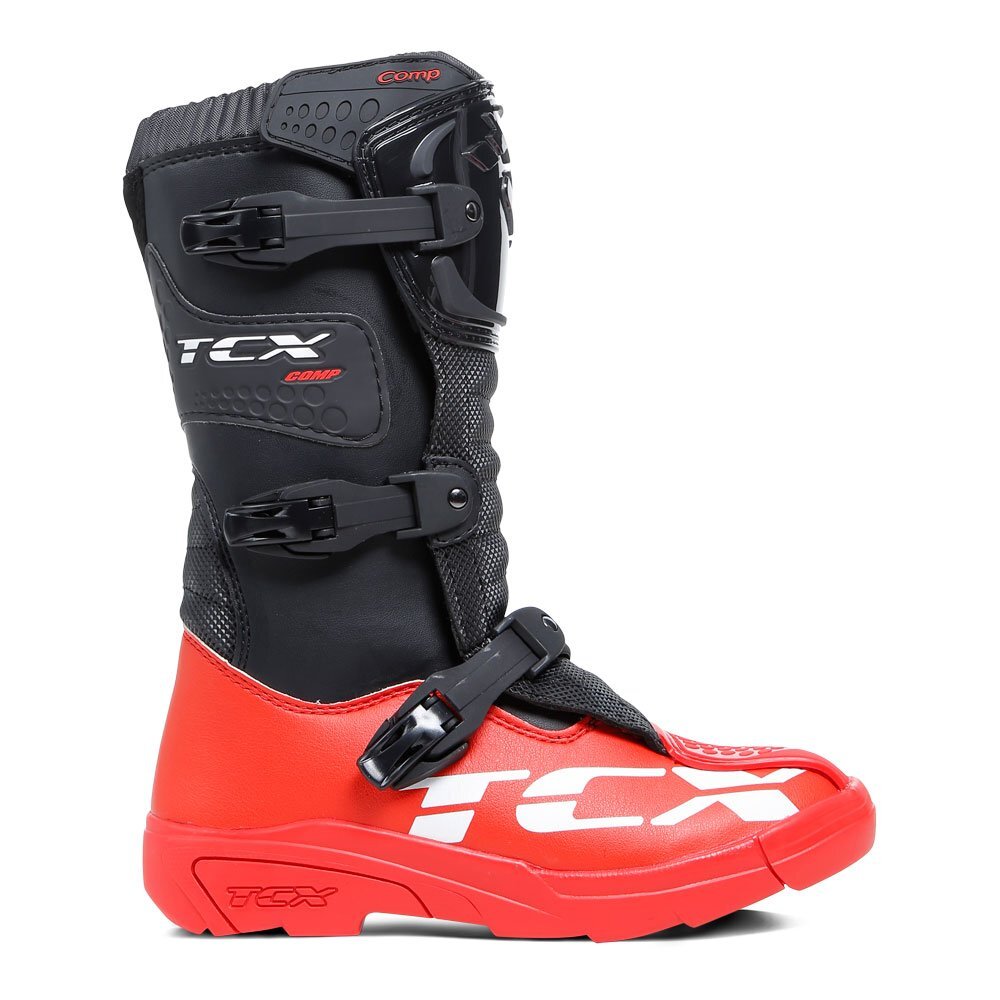 TCX Comp Black/Red Kid Boots