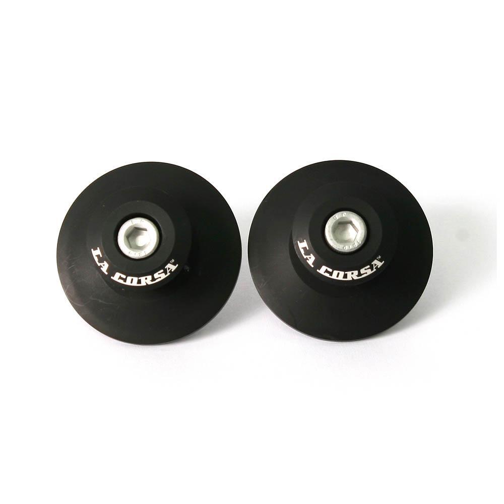 La Corsa 93-T11-8046 Rear Stand Pick Up Knobs Curved Swingarm Black 6mm