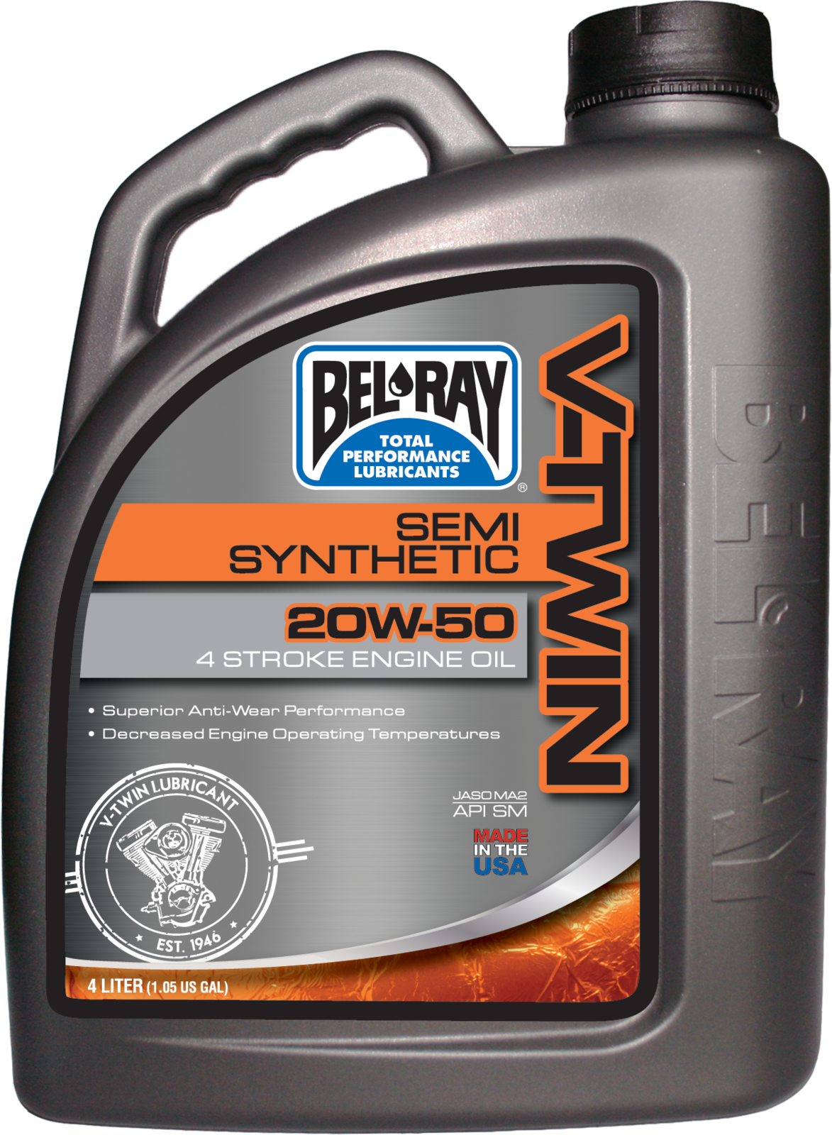 Belray 96910BT4 Semi-Synthetic Engine Oil 20W-50 4L