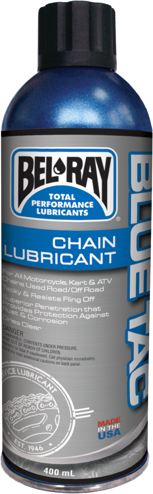 Belray 99060A400W Blue Tac Chain Lube 400ml Aerosol