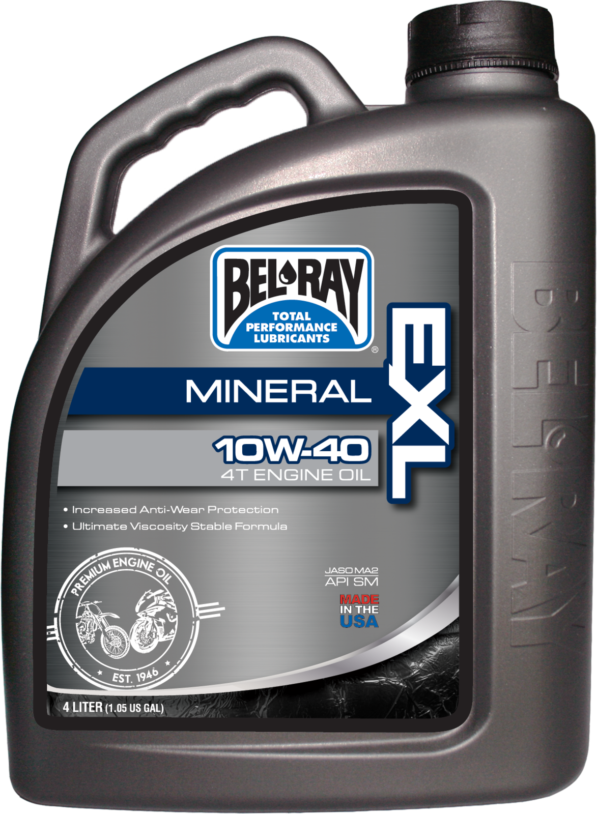 Belray 99090B4LW EXL Mineral 4T Engine Oil 10W-40 4L