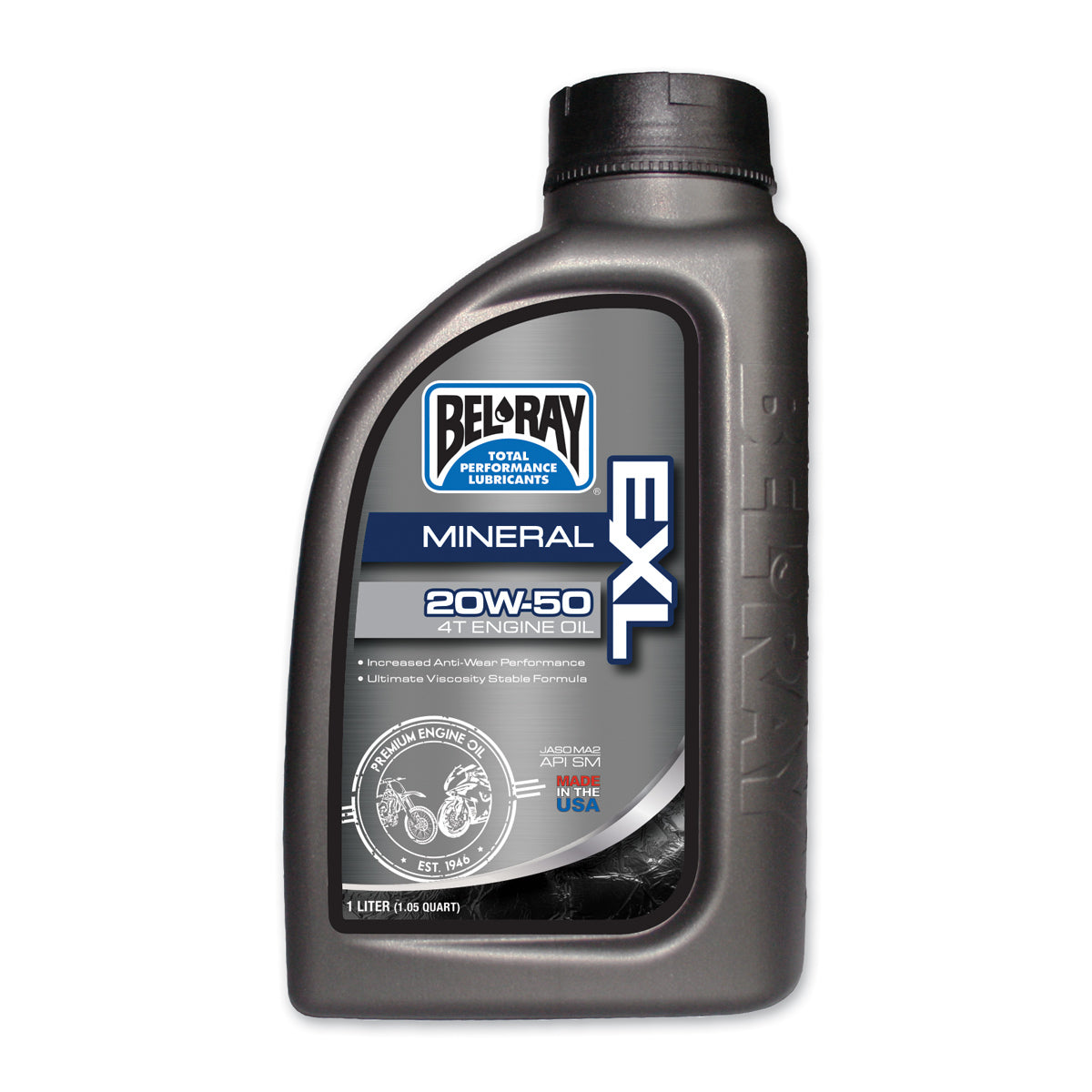 Belray 99100B1LW EXL Mineral 4T Engine Oil 20W-50 1L