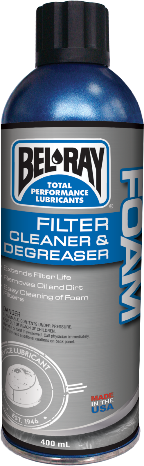 Belray 99180A400W Foam Filter Cleaner & Degreaser 400ml